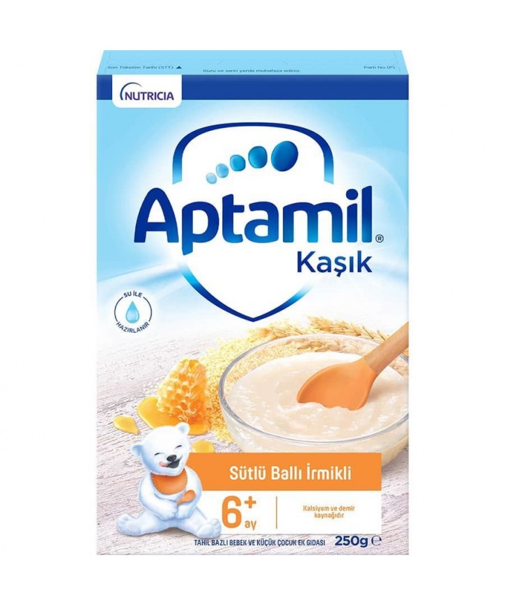 Aptamil Sütlü Bisküvili Tahıl Bazlı 250 gr 6-36 Ay Kaşık Maması