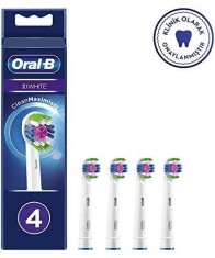 Oral-B Şarjlı Diş Fırçası Yedek Başlık 4'lü 3D White